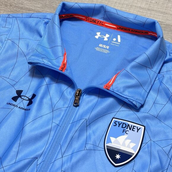 Under Armour Sydney FC Challenger Full Zip Track Jacket Mens Large Soccer RARE - Picture 9 of 10